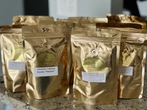 S&W Craft Roasting lineup of coffee bags